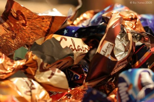 Crews separating waste on-site following borough guidelines